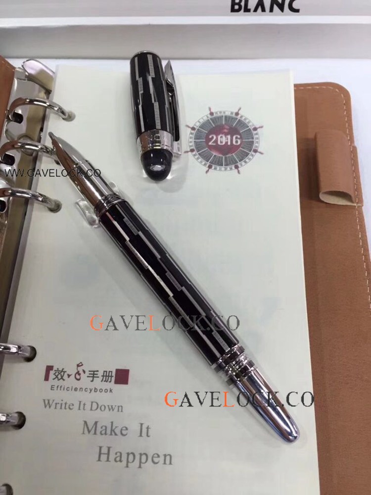 Replica Mont Blanc Starwalker Rollerball Pen & Montblanc Notebook Set